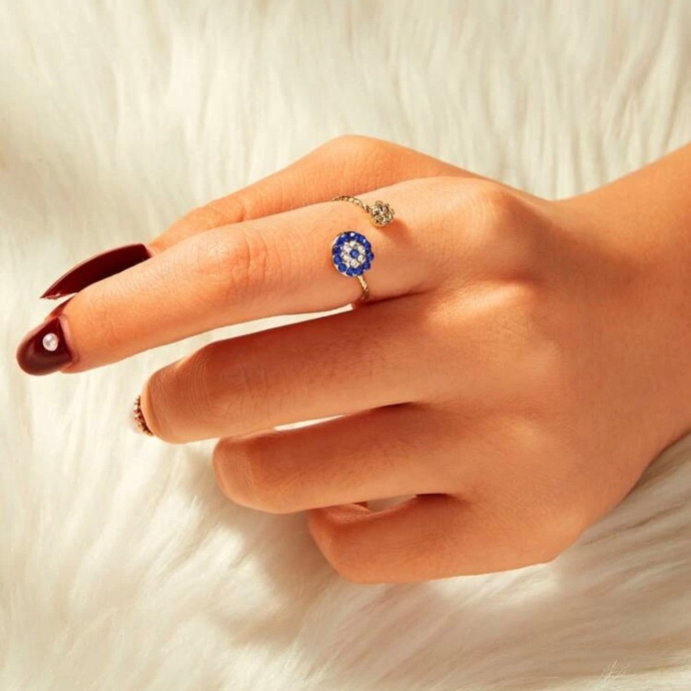 Evil eye ring